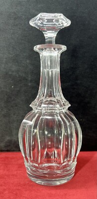 Baccarat St Louis Weinkaraffe Kristall Mit Flachem Schliff Malmaison Harcourt