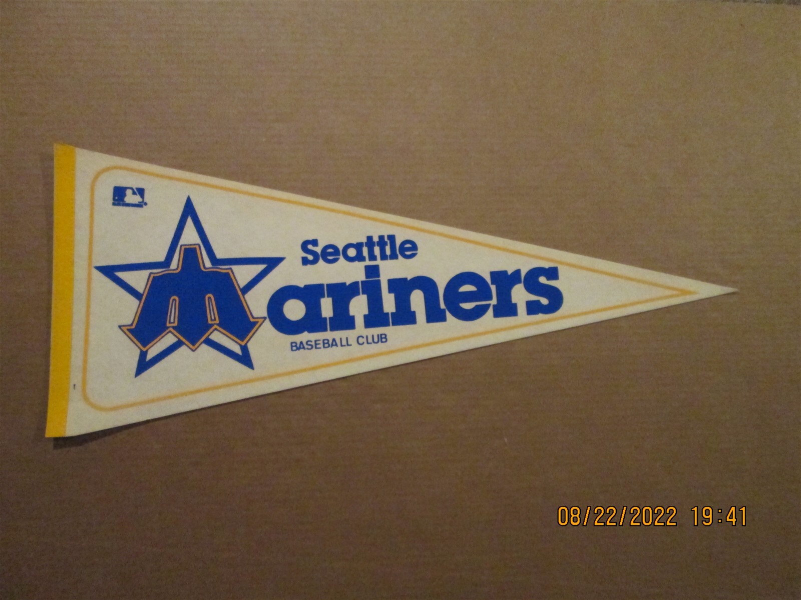 MLB Seattle Mariners Baseball Club Vintage 1980's Pitchfork Team Logo