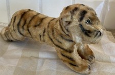 Vintage Steiff Tiger Standing Straw Filled No tags/id