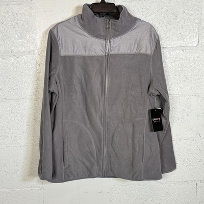 Galaxy by Harvic Women's Polar Fleece Jacket  Grey XXL 