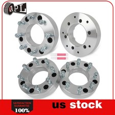 4x 2 Conversion Wheel Adapters 6x5.5 To 8x6.5 For Chevy 6 Lug To 8 Lug Wheels