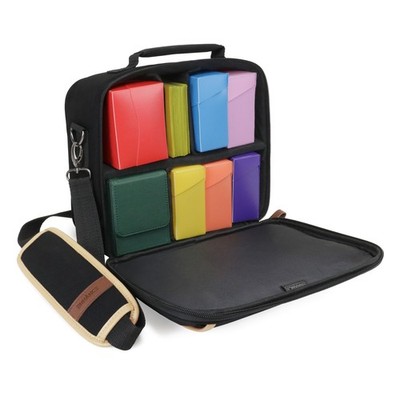 ENHANCE Designer Edition Compact MTG Bag with Customizable Interior (Black)