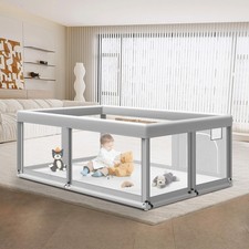 65 50 Inches Baby Playpen, Playpen for Babies and Toddlers, Baby Play Yards I...
