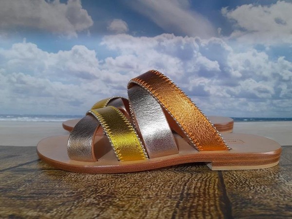 Women Nanni Sandals Gold Leather 36