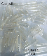 Pullulan Empty Clear Capsules Size 00 Pharmaceutical  1000 pack  Special Offer