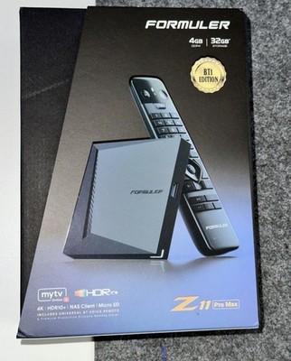 Formuler Z11 PRO MAX BT1-Edition 4K Android 11 OTT Medien-Streamer 4GB RAM 32GB