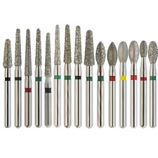 Dental Diamond Burs FG Round End Taper Football Egg for High Speed 856 850 379