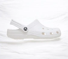 Crocs Unisex Classic Clog White 10m