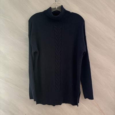 Pure Gap Women s M Lagoon Teal Long Sleeve Nylon/Angora Sweater Old Money