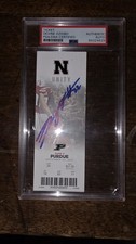 2018 Nebraska Cornhuskers Football Ticket Stub. Autographed By Devine Ozigbo