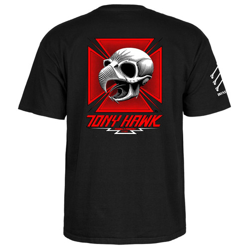 Powell Peralta Tony Hawk Birdman Skull T Shirt Skateboard Bones Brigade Shirt