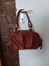 Hugo Boss Tasche/Schultertasche Leder Bordeaux/rot
