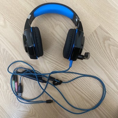 Kotion Each G2000 Blue Gaming Headset With Mic - Tested & Works