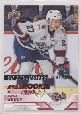 2018-19 Upper Deck CHL Star Rookies Exclusives 41/100 Nikita Sedov #352 07gn