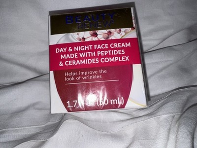 Beauty Renew Day and Night Face Cream with Peptides and Ceramides complex 