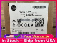 22A-D4P0N104 2022 SER A New Allen Bradley PowerFlex 4 1.5 kW 2 HP AC Drive