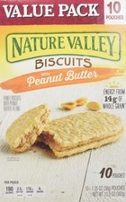 Nature Valley Biscuits Peanut Butter 10 Count Pack Of 6