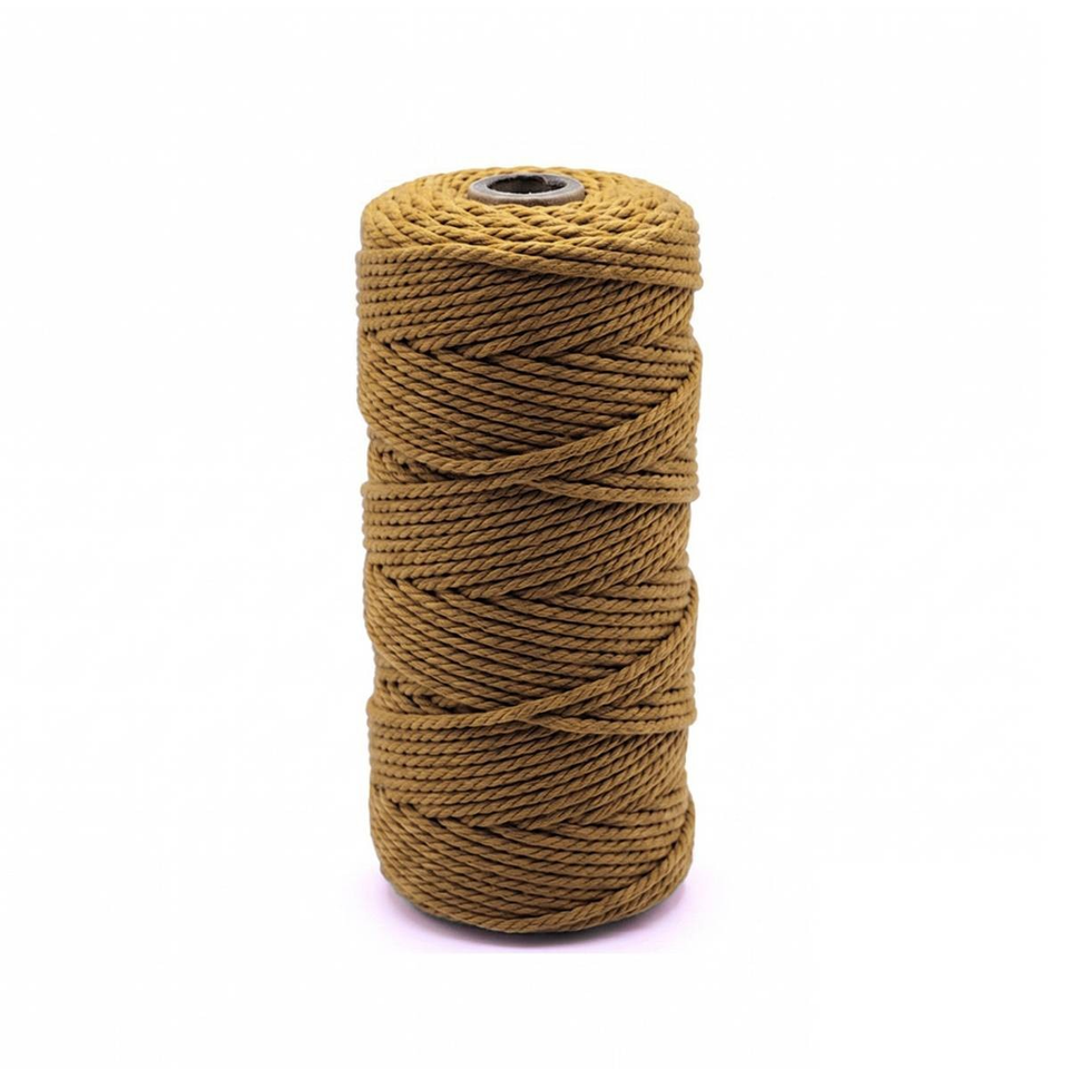 Usaf Red Rope 100M 3Mm Natural Cotton String Twisted Cord Craft Macrame Artisan Rope ...
