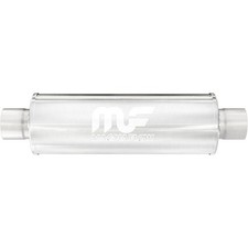 Magnaflow 4 Round Race Muffler 14156 - 2.5 Centercenter - 6 Body