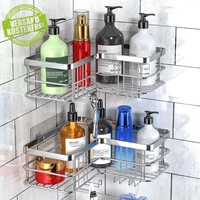 Duschablage Ohne Bohren Ecke - 2 StüCke Shampoo Halterung FüR Dusche 💪👌