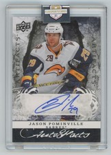 2009-10 Upper Deck Artifacts Autofacts Jason Pominville Auto Buffalo Sabres