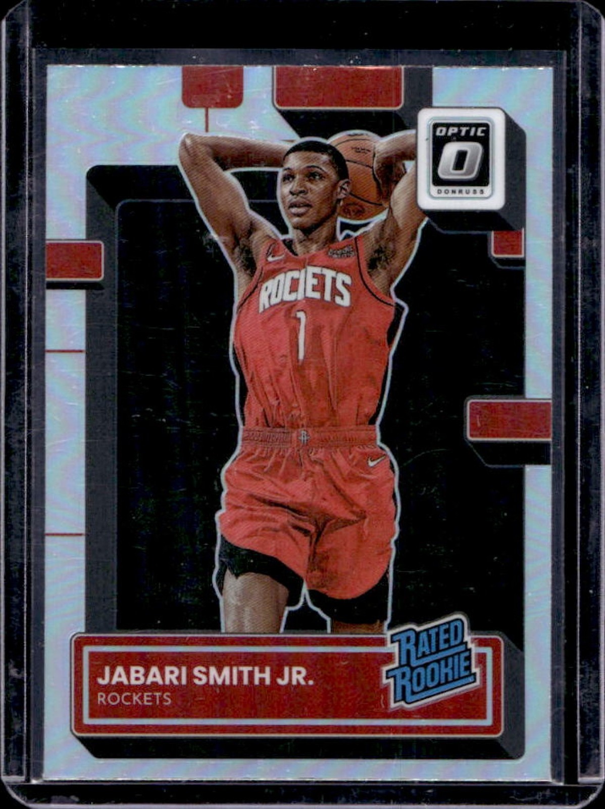 2022-23 Donruss Optic Jabari Smith Jr. Holo Rated Rookie #240 Rockets