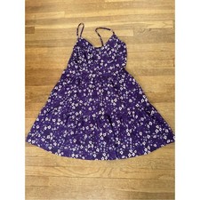 Universal Thread Women's Purple Midi A-Line Dress - Size S b46