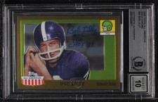 BAS 2005 All American Retired Edition Chrome Gold Bob Lilly BGS Authentic 0i6u