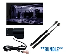 SUSPA Set of Gas Props w/ Dome Light Switch & 60" Truck Bed Cargo Light Bundle