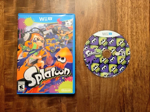 Splatoon (Wii U, 2015) Case And Game Only, Missing Manual