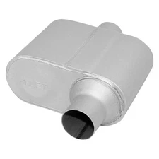 Exhaust Muffler AP Exhaust Xlerator Performance Aluminized Steel Oval Exhaust