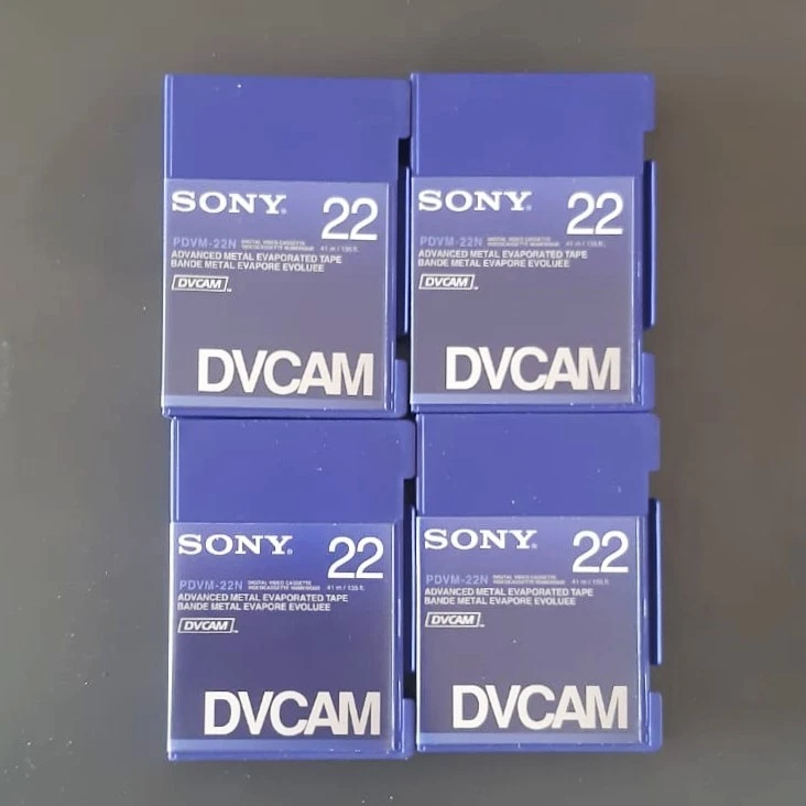 Lotto Di 5 Nastri MiniDV Da 60 Minuti - Marche Miste: Sony, Panasonic, JVC, Fuji, Maxell - Nuovi