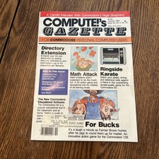 COMPUTE 's Commodore Gazette October 1986 Issue 040 Vol. 4 No. 10 VTG USED READ