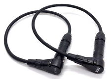 LYX Pro 1.5'  XLR Male-to-Female Cable Set – for Live Sound / Recording / Stage