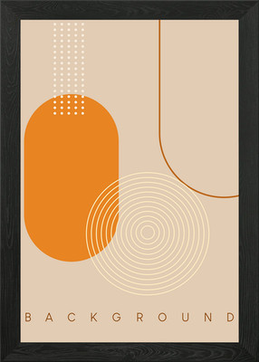 Abstrakter geometrischer Hintergrund gerahmt Wandbild Poster Leinwanddruck Bild