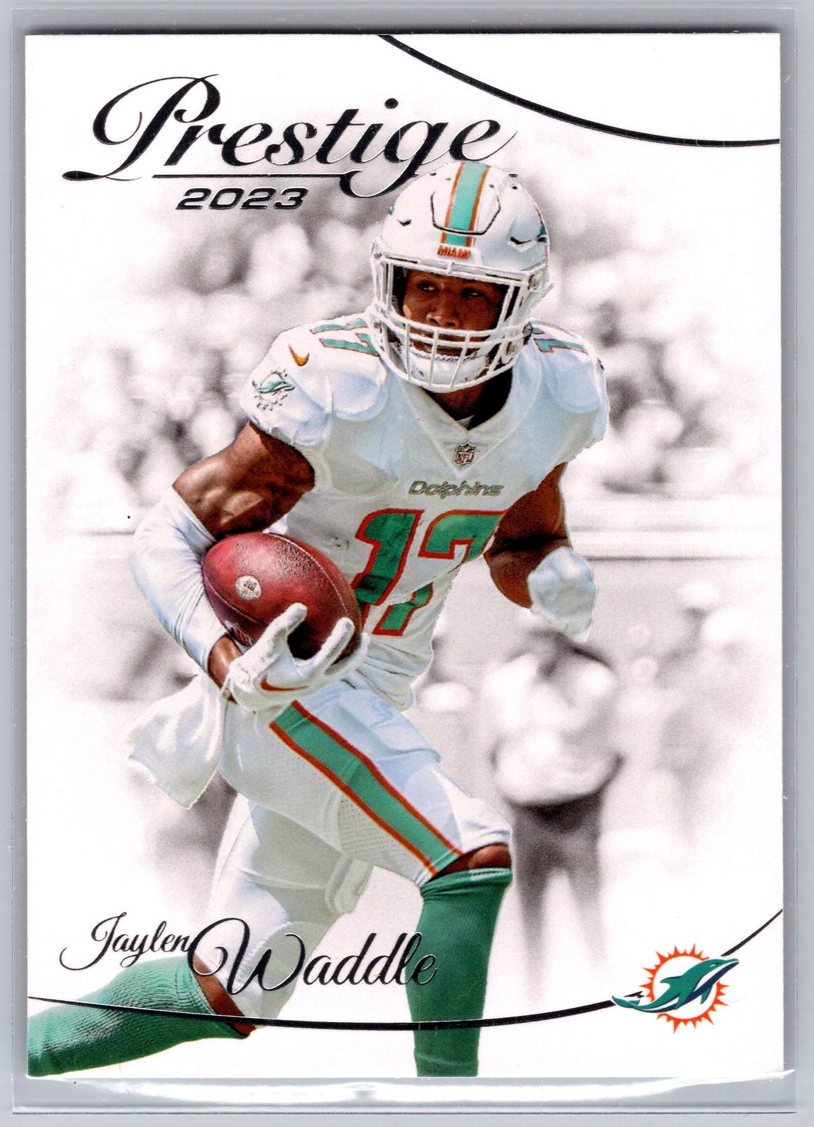 2023 Panini Prestige Jaylen Waddle #182 Miami Dolphins WR Football Card