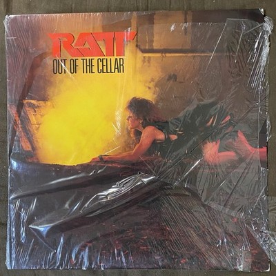 RATT Out of the Cellar - 1984 1st Press Atlantic LP - TOP COPY IN SHRINK