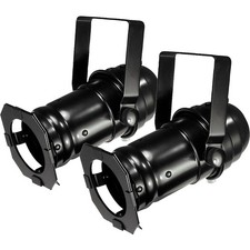 Odyssey Odyssey PAR 16 Pin Spot 2 Pack Black