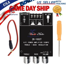 ZK-1002T 2.0 Channel Bluetooth 5.0 Amplifier Board 200W Hifi Subwoofer Audio AMP