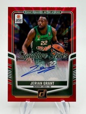 2024-25 Donruss Euroleague JERIAN GRANT Signature Series Red Laser Auto /99