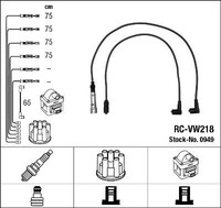 ZÜNdleitungssatz NGK 0949 FÜR Audi Seat VW ZÜNdkabelsatz ZÜNdkabel KIT