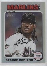 2024 Topps Heritage High Number Chrome Silver Border /225 George Soriano 10zi