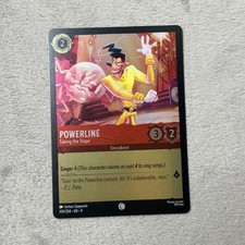 Powerline Taking the Stage Foil Fabled 109/204 Lorcana Card Near Mint