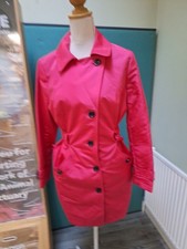 Marks And Spencer Pink Coat Size 14 San