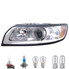 Scheinwerfer rechts inkl. OSRAM Premium Lampen für Volvo V50 MW mit LWR Motor