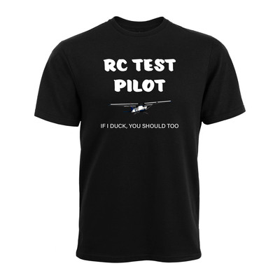 RC Testpilot ferngesteuertes Flugzeug Enthusiast lustiges Herren T-Shirt Baumwolle