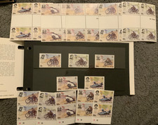 Isle of Man 1982 75th Anniversary of T.T Motorcyle Race ppack sets x 5