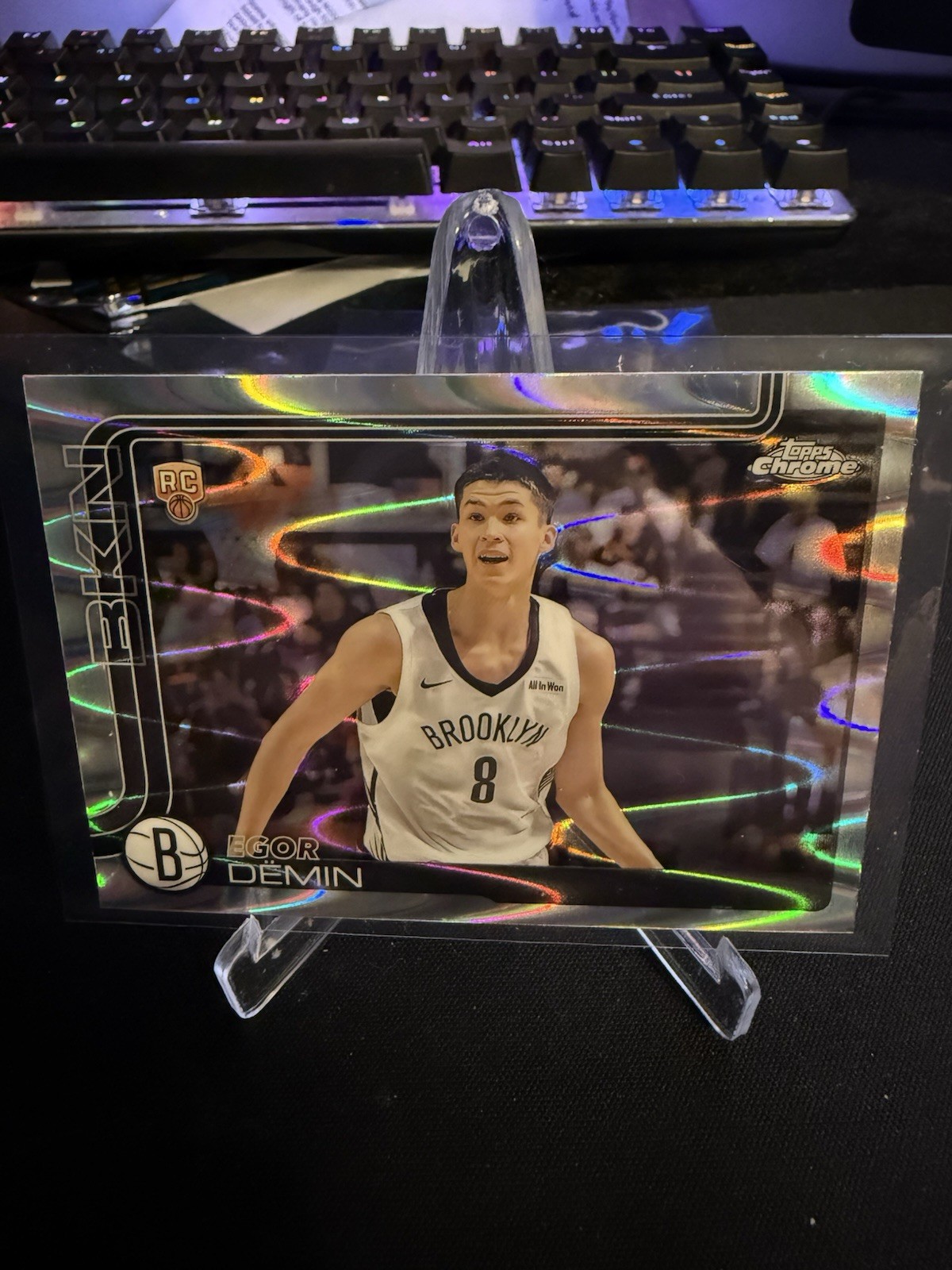 2025-26 Topps Chrome - Egor Demin #258 - Raywave Refractor RC