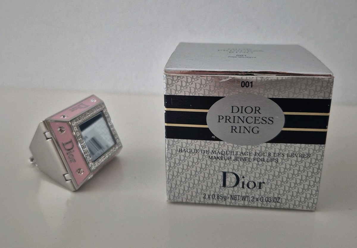 Dior Princess Ring 001 Gloss Lipstick Swarovski Jewel for Lips