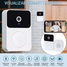 Wireless Security Smart WiFi Doorbell Intercom Video Camera Door Ring Bell Chime